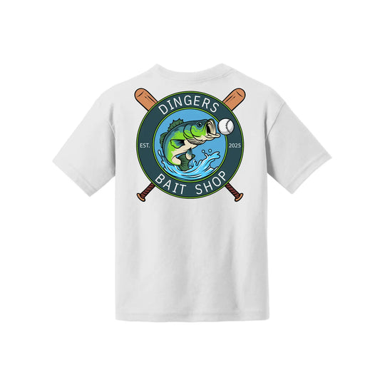 Dinger Bait Shop Fishing Youth Tee
